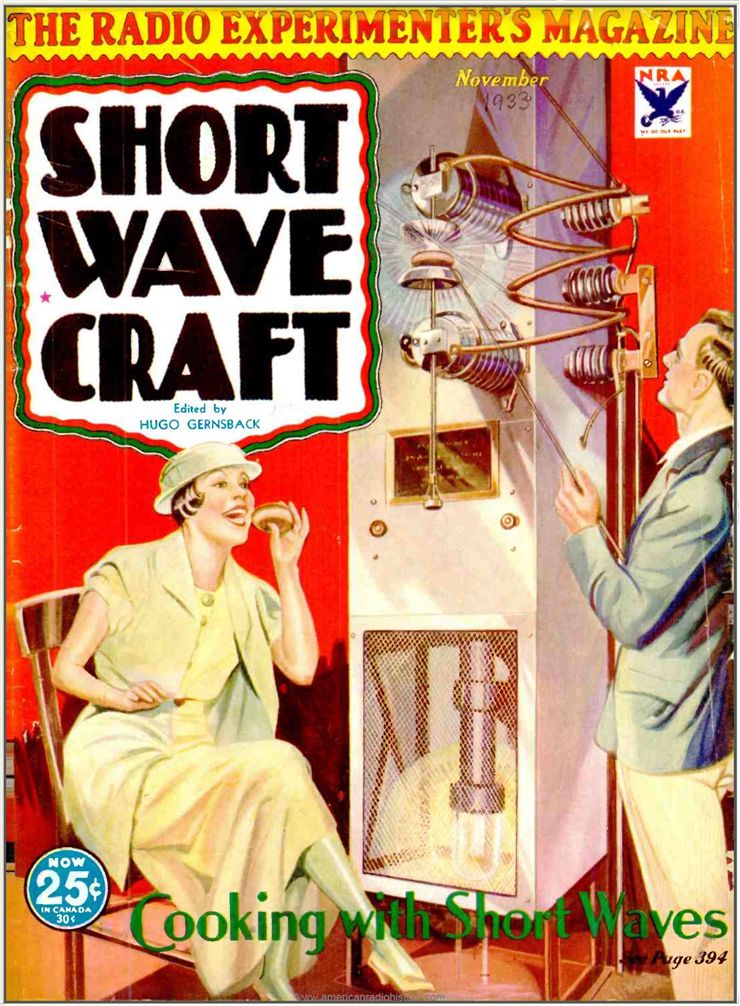 Picture Of Short Wave Craft Magazine 1933 Cover